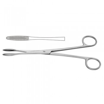 Gross-Maier Dressing Forcep Straight - Without Ratchet Stainless Steel, 20.5 cm - 8"